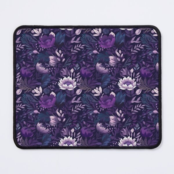 Item preview, Vintage purple floral pattern  designed and sold by florallover444.