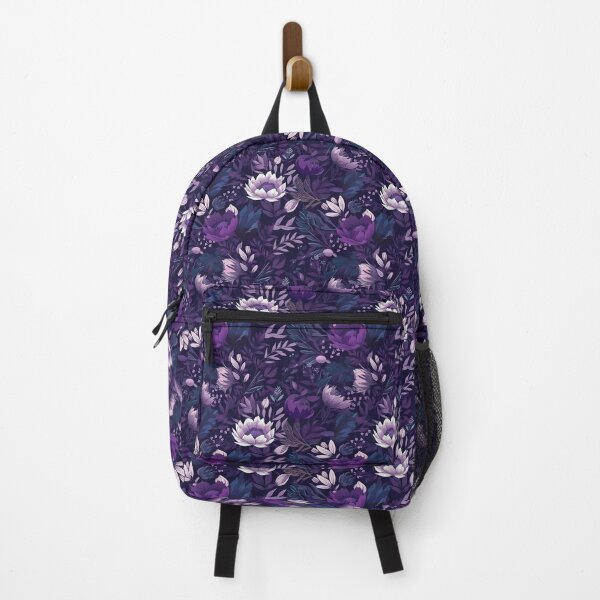 Item preview, Vintage purple floral pattern designed and sold by florallover444.