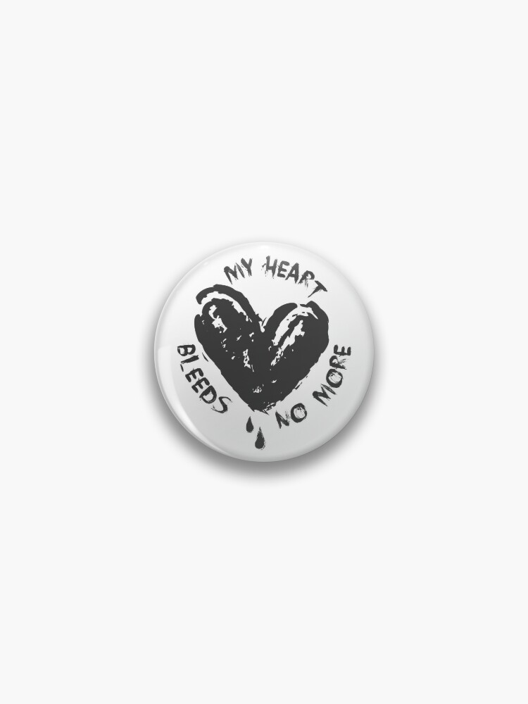 My Heart Bleeds Silverstein No More My Heart Bleeds No More Emo Phrase  Broken Heart Typography Pin by N3F1