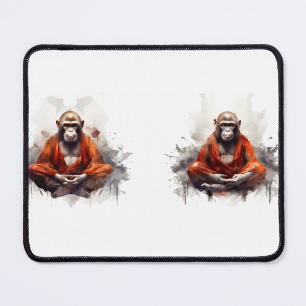 Item preview, Zen Ape Monk Coffee Mug - Apes Strong Together designed and sold by Big Boom Creations.
