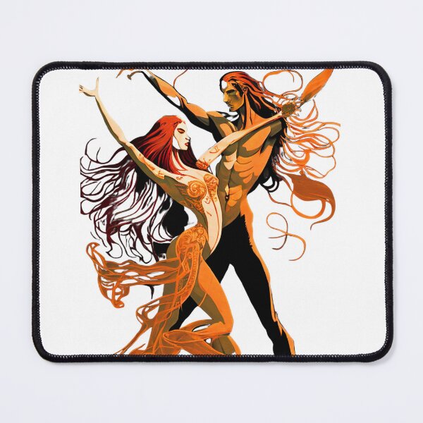 Item preview, Elegant Dance Couple Art  designed and sold by JustArtDesign9.