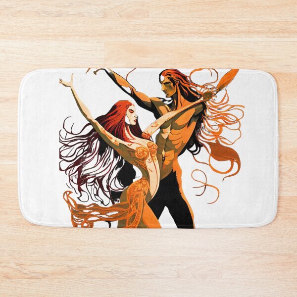 Item preview, Elegant Dance Couple Art  designed and sold by JustArtDesign9.