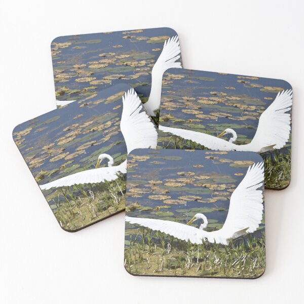Item preview, Great Egret Taking Flight designed and sold by Kathleen Brant.