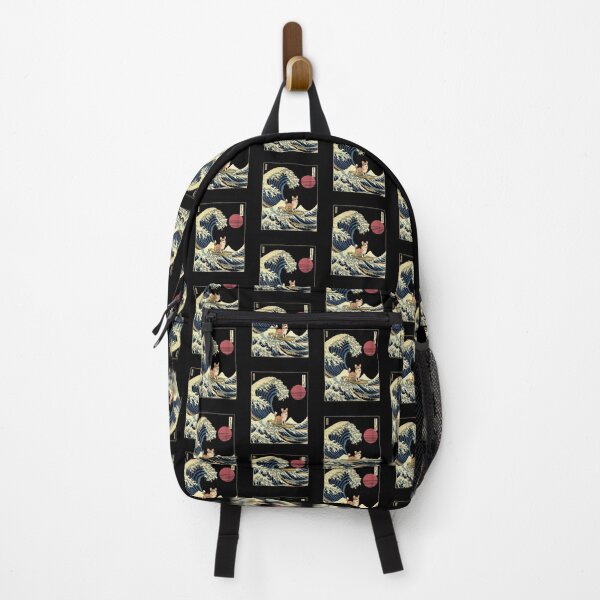 Item preview, Fawn Corgi Kanagawa Japanese Surfing Wave designed and sold by rafaeltto.