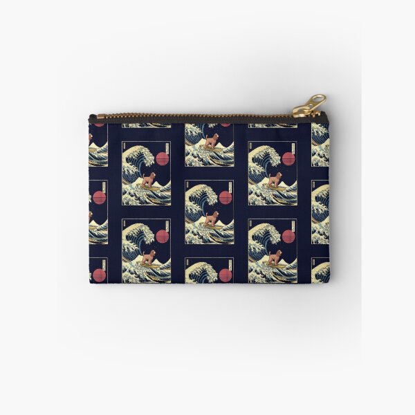 Item preview, Field Spaniel Kanagawa Japanese Surfing Wave designed and sold by rafaeltto.