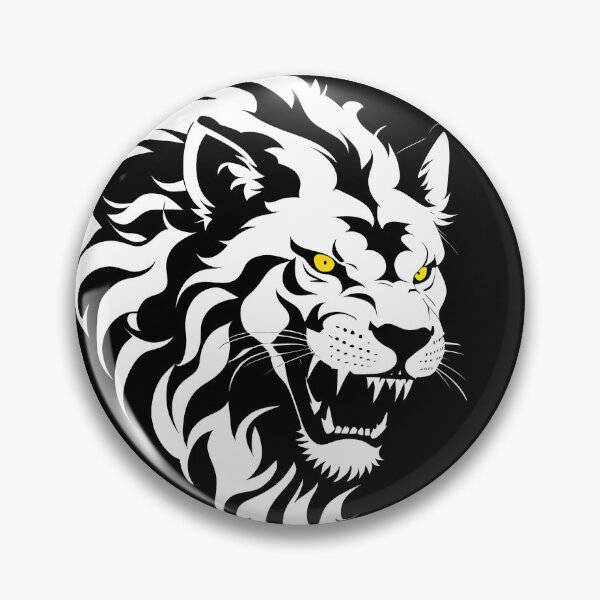 Item preview, White Lion (Dark Background) designed and sold by Formidabelt.
