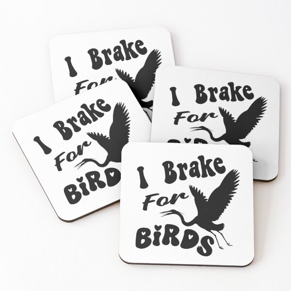 Item preview, I Brake for Birds Birding Shirt, by DAM Creative, designed and sold by DAM Creative ⭐⭐⭐⭐⭐.