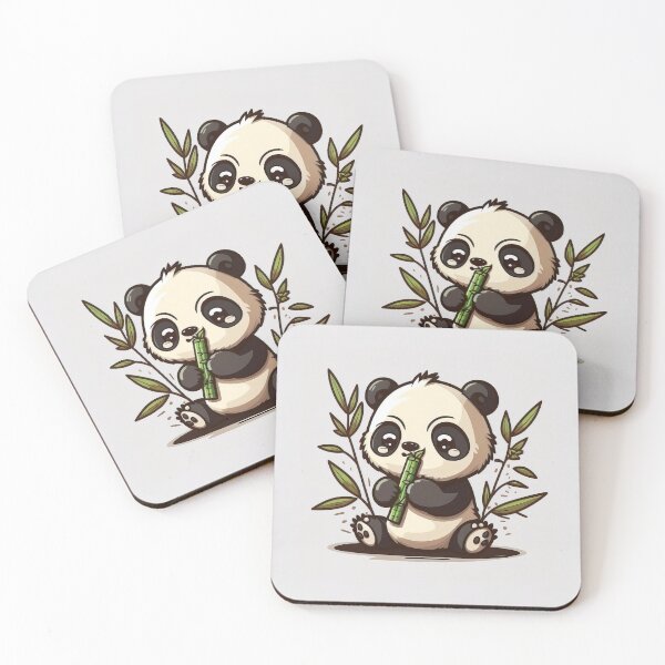 Item preview, Cute panda eating bamboo designed and sold by Sofroshop.