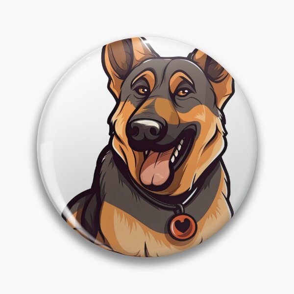 Item preview, German Shepherd Perloved K-9 masterpiece & masterpieces: unique masterpiece-Style artwork for Dog Lovers | FurryPals Boutique designed and sold by DooodleGod.