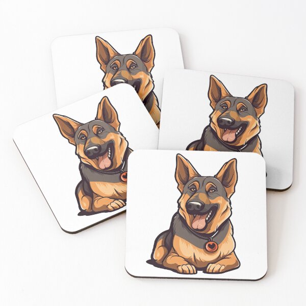 Item preview, German Shepherd Perloved K-9 masterpiece & masterpieces: unique masterpiece-Style artwork for Dog Lovers | FurryPals Boutique designed and sold by DooodleGod.