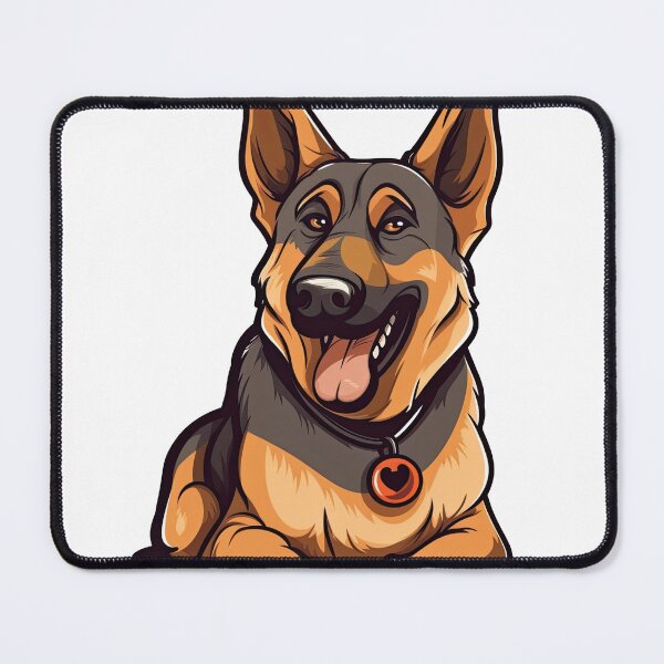 Item preview, German Shepherd Perloved K-9 masterpiece & masterpieces: unique masterpiece-Style artwork for Dog Lovers | FurryPals Boutique designed and sold by DooodleGod.