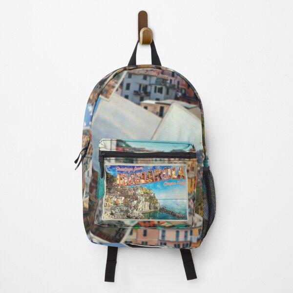 Item preview, Greetings from Manarola Cinque Terre vintage style retro souvenir designed and sold by DeveloperProp0.