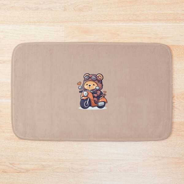 Item preview, Cute teddy bear on motorcycle designed and sold by Sofroshop.