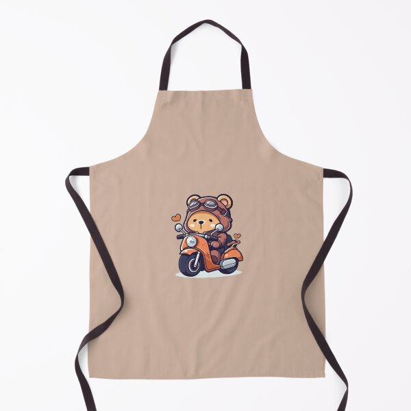 Item preview, Cute teddy bear on motorcycle designed and sold by Sofroshop.