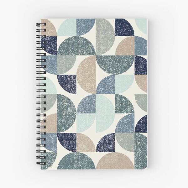 Item preview, Mid Century Modern Circle Shapes, Ocean Tones by Brittanylane designed and sold by Brittany Lane Allen.