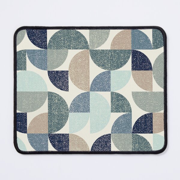 Item preview, Mid Century Modern Circle Shapes, Ocean Tones by Brittanylane designed and sold by Brittany Lane Allen.