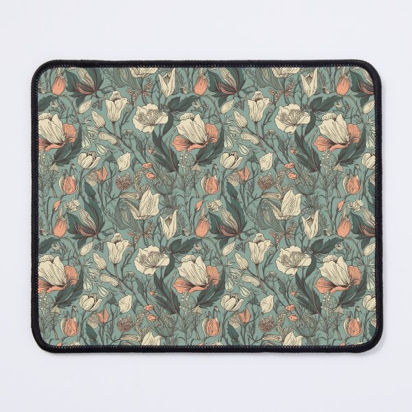 Item preview, Vintage botanical floral pattern designed and sold by florallover444.
