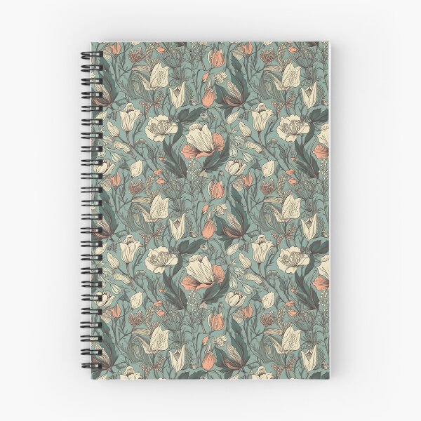Item preview, Vintage botanical floral pattern designed and sold by florallover444.