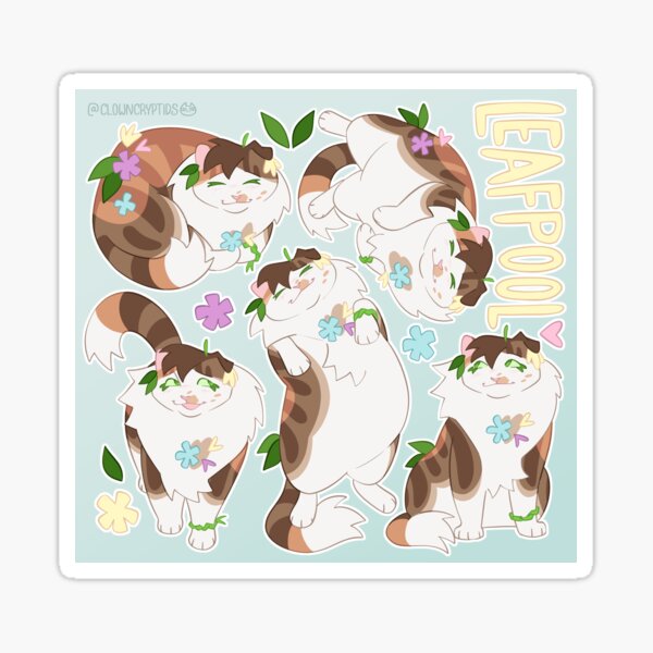 Ashfur Sticker for Sale by ClownCryptids