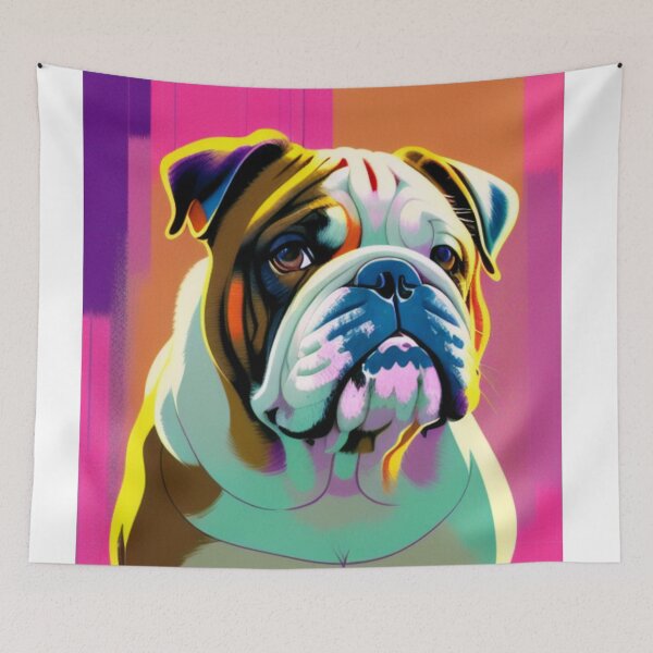 Item preview, Endearing Bulldogs - The English Bulldog's Unforgettable Character designed and sold by StyleSyndicatio.