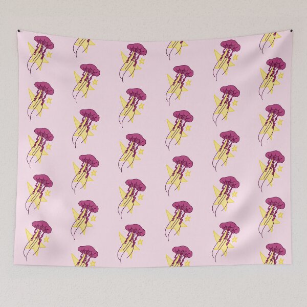 Item preview, pink jelly fish designed and sold by jellyfishsticks.