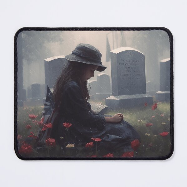 Item preview, A child grieves for fallen soldiers designed and sold by WorldOfHolidays.