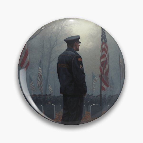 Artikelvorschau, A soldier paying respect to the fallen. entworfen und verkauft von WorldOfHolidays.