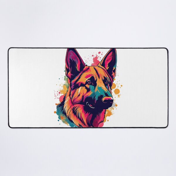 Item preview, Canine Companion - Preloved K-9 Graphic Artwork for German Shepherd and Dog Lovers designed and sold by DooodleGod.