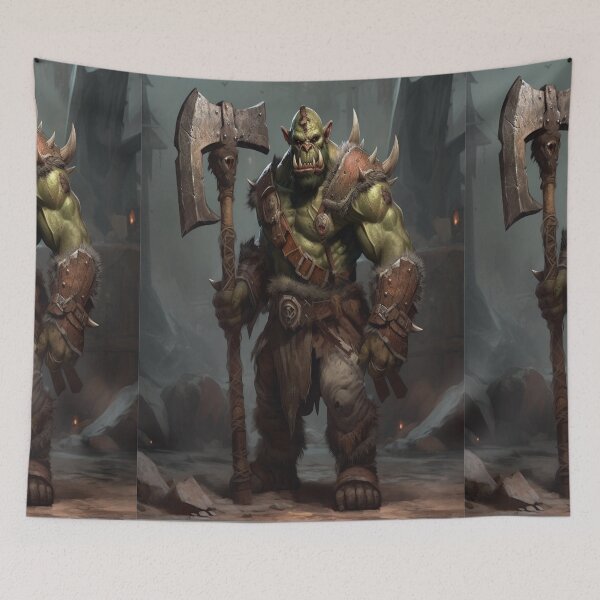 Artikelvorschau, Planet Warz – Des'Orc-Outfit – Braune Yeat-Rüstung-0K „Krieger“ entworfen und verkauft von Brazz Official.
