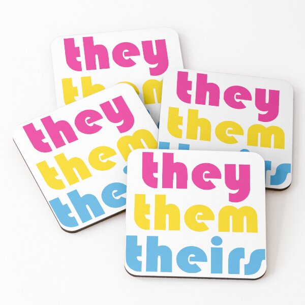 Item preview, Pansexual They/Them/Theirs designed and sold by SaoirsesMeanderings.