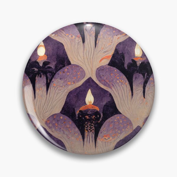 Item preview, Goth Candles Pattern designed and sold by SamJanner.