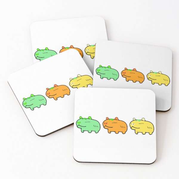 Item preview, Citrus Fruit Capybara Lime Orange Lemon designed and sold by MiscibilityArt.
