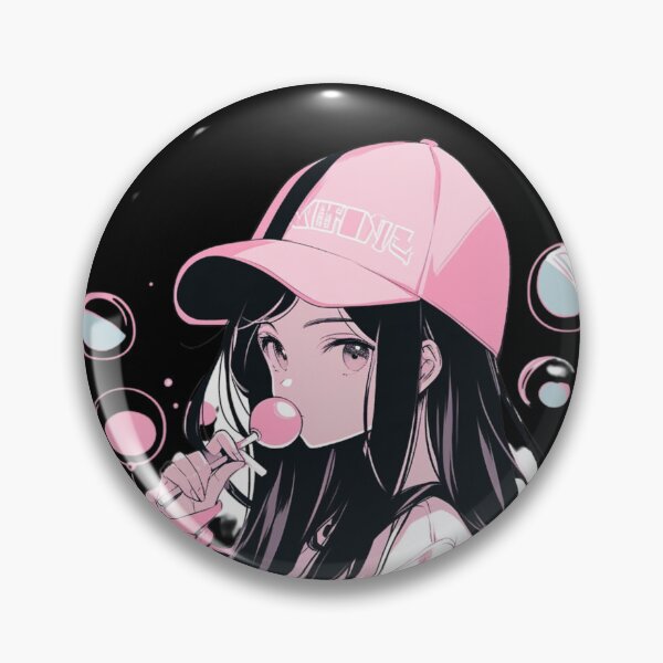 Item preview, Retro Anime Dreams: Kitsch Girl's Pink Adventure designed and sold by Nat7Ash.