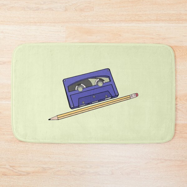 Item preview, Cassette Tape and Pencil Funny Retro Vintage designed and sold by shopdiego.