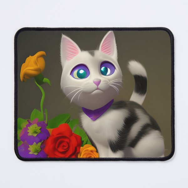 Item preview, Cat Flower 24 designed and sold by Camila Hamdan.
