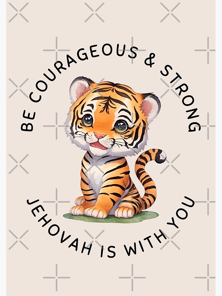 JW Baptism Gifts - Tiger Greeting Card