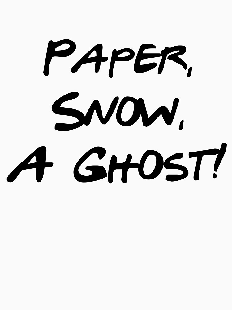 Paper Snow A Ghost T Shirt