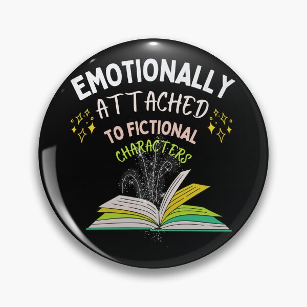 Item preview,  emotionally attached to fictional characters stickers   designed and sold by MadaliGleichner.