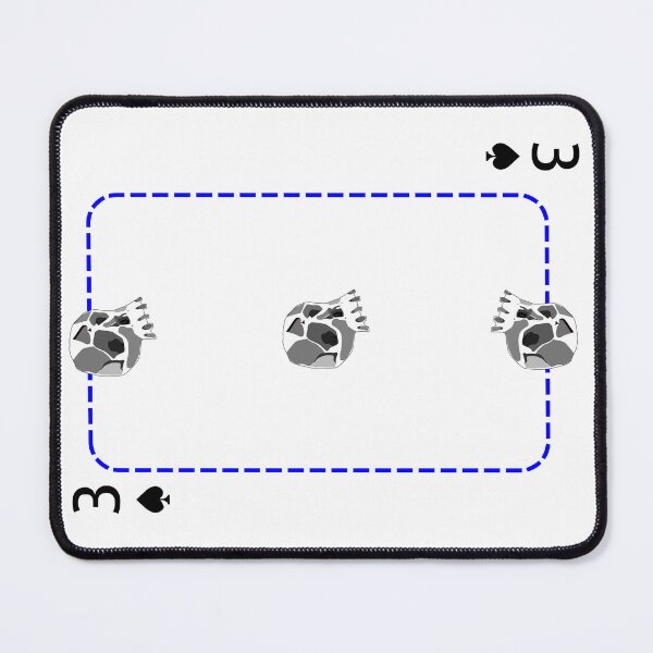 Item preview, 3 of spades designed and sold by m-yoga-store.
