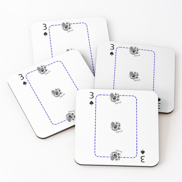 Item preview, 3 of spades designed and sold by Whimsy Trail Co.