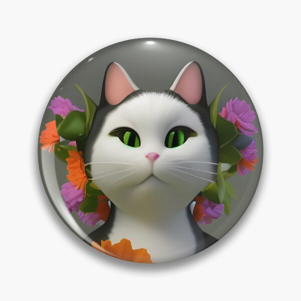 Item preview, Cat Flower 26 designed and sold by Camila Hamdan.