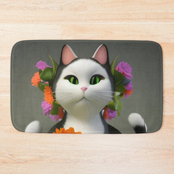 Item preview, Cat Flower 26 designed and sold by Camila Hamdan.