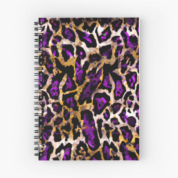 Item preview, Abstract purple and gold leopard print designed and sold by FGCART.