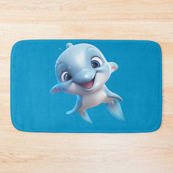 Item preview, Baby Dolphin Animated Naughty Adorable Digital Art designed and sold by DigitalPixelize.