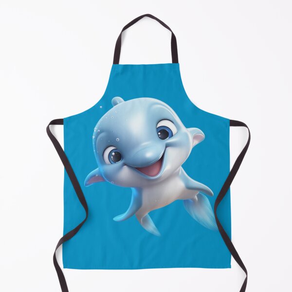Item preview, Baby Dolphin Animated Naughty Adorable Digital Art designed and sold by DigitalPixelize.