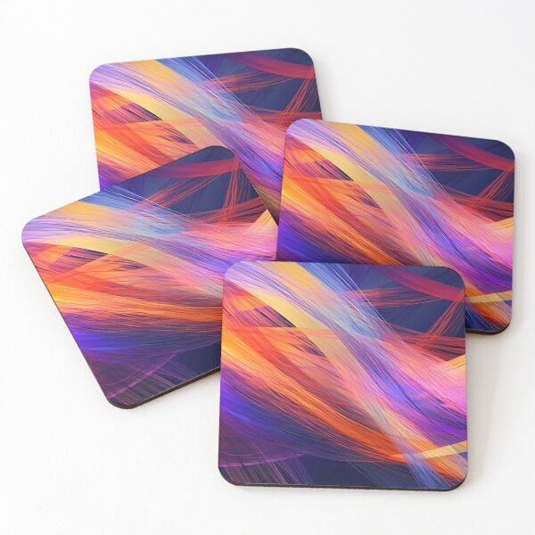 Item preview, Vibrant Abstract Waves V designed and sold by StudioOfAiArts.