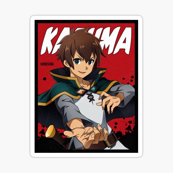 Kazuma Sato, KonoSuba! Sticker by 27YK