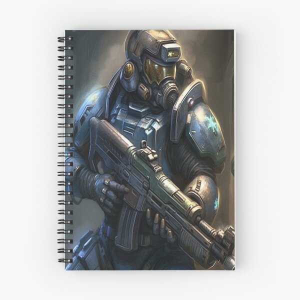 Item preview, Planet Warz - Terran Outfit - Blue GasMac SUIT-3K "Assassin" designed and sold by Brazz Official.