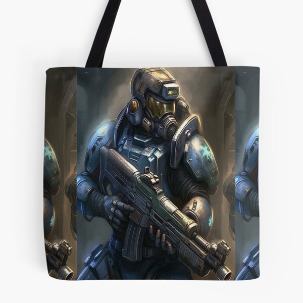 Item preview, Planet Warz - Terran Outfit - Blue GasMac SUIT-3K "Assassin" designed and sold by Brazz Official.