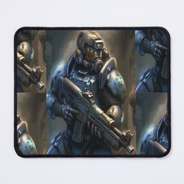 Item preview, Planet Warz - Terran Outfit - Blue GasMac SUIT-3K "Assassin" designed and sold by Brazz Official.